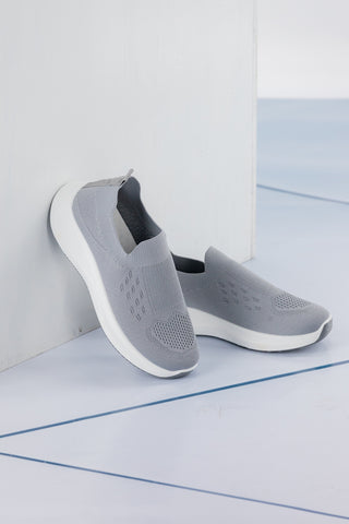 Slip on Ladies Skechers Grey