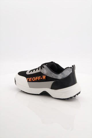 Men High Gripper Black Shoes