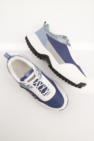 Men High Gripper Blue Shoes