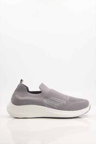 Slip on Grey Shoes 8508