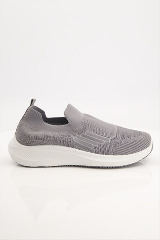 Slip on Grey Shoes 8508