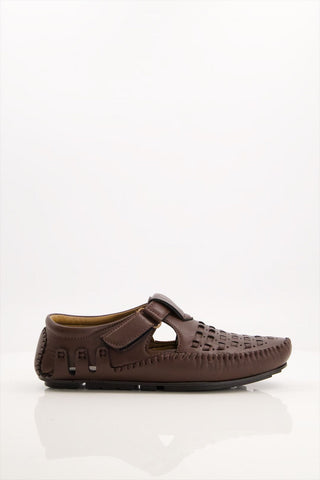 Men Driving Sandal Brown