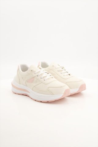 Women Premium Cream Sneakers