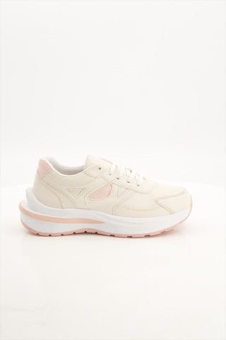 Women Premium Cream Sneakers