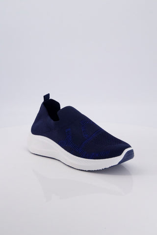 Blue PVC Luxury Skecher Slip on