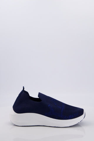 Blue PVC Luxury Skecher Slip on