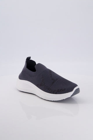 Grey PVC Luxury Skecher Slip on