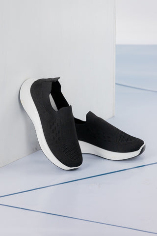 Slip on Ladies Skechers Black