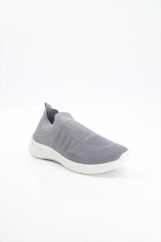 Super Comfort Ladies Skecher Slip on Grey