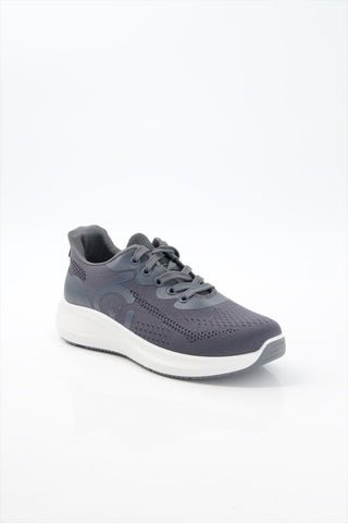 Super Comfort Ladies High Sole Slip on Joggers Grey