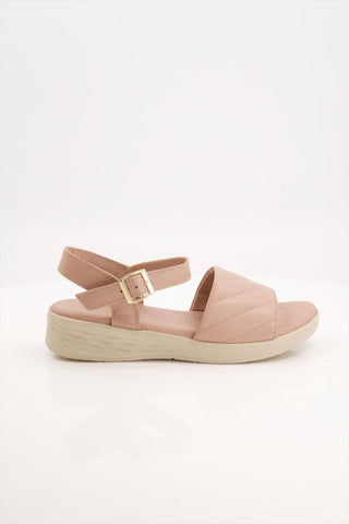 Women Sheep Leather  Pink Sandal