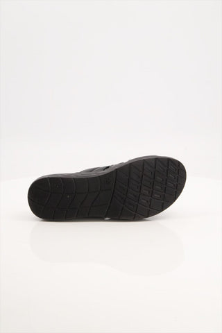 Women Medicated Black Sheep Leather Slipper