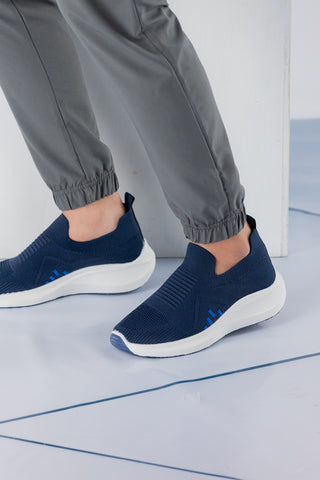 Soft Padded Gents Skecher Blue