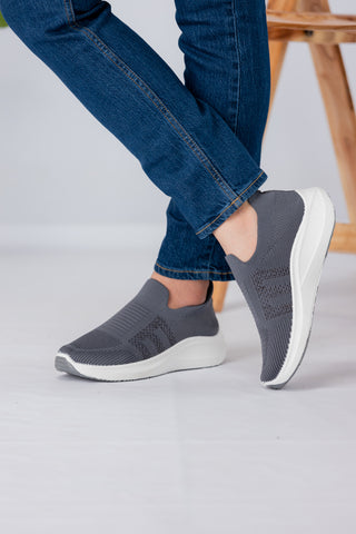 Skecher Slip on 8528 Grey