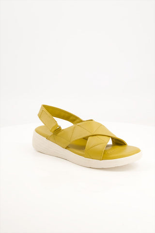 WOMEN MEDICATED MUSTARD SANDAL