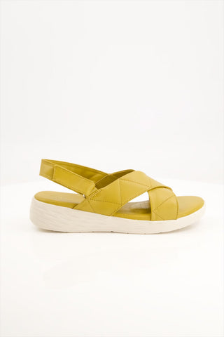 WOMEN MEDICATED MUSTARD SANDAL