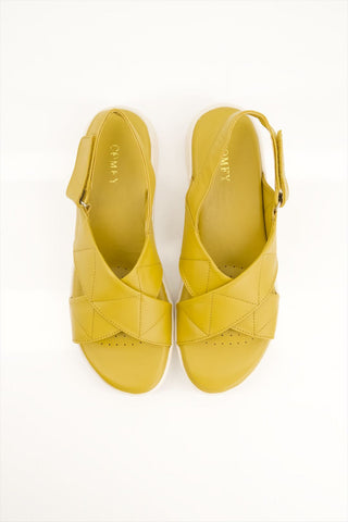 WOMEN MEDICATED MUSTARD SANDAL