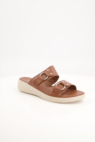 WOMEN MEDICATED BROWN SLIPPER