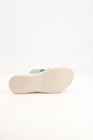 Women Medicated Mint Sheep Leather Slipper